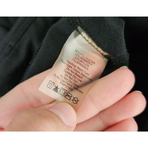 🆓 FREE Title Nine Black pull on running shorts bike shorts sz Extra Small - Picture 3 of 5